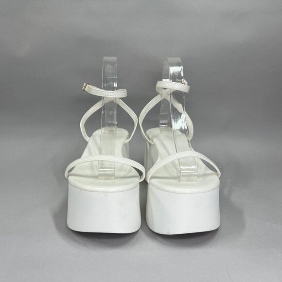 Bamboo Women's Size 7.5 Cactus 02 Platform Sandals - Picture 2 of 11